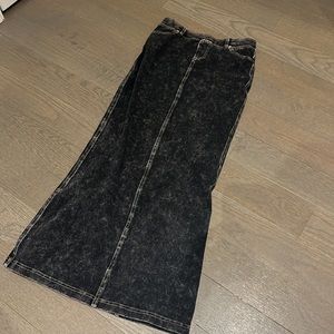 COPY - Hard tail perfect condition long black denim maxi stretchy skirt size s
